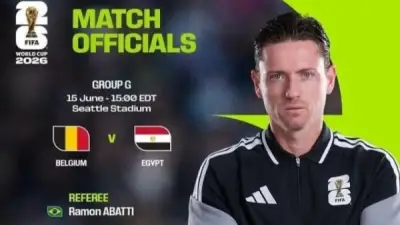 من هو الحكم البرازيلي رامون أباتي الذي سيدير مباراة مصر وبلجيكا في كأس العالم؟