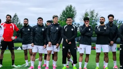 بعثة منتخب مصر تغادر سبوكان إلى سياتل لمواجهة بلجيكا في المونديال