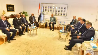 محافظ أسيوط يستقبل وفد وزارة المالية وE-Finance لإطلاق برنامج الموازنة التشاركية