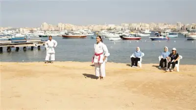انطلاق منافسات الكاتا الشاطئية بالإسكندرية بحضور قيادات الكاراتيه واتحاد البحر الأبيض المتوسط