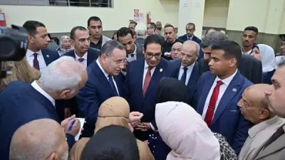 افتتاح مشروعات تطوير المعهد القومي للأورام بحضور محافظ البنك المركزي والوزير
