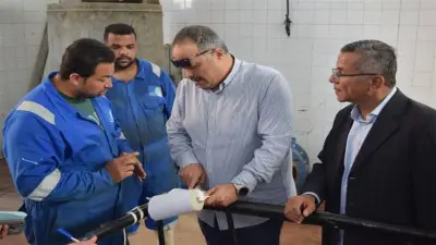 تطهير مأخذ محطات مياه الشرب بمحافظات القناة لضمان جودة المياه