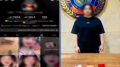 صانعة محتوى تواجه عقوبة الحبس والغرامة لبث فيديوهات خادشة للحياء