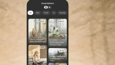 جوجل تطلق تطبيق Dreambeans لتحويل البيانات الشخصية إلى قصص يومية