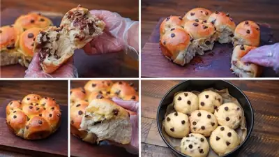 طريقة عمل البريوش بحشو الشيكولاتة الهش والطري في خطوات بسيطة