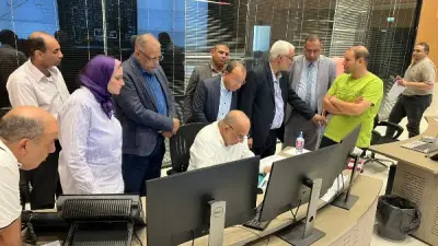 وزير الكهرباء يتفقد المركز القومي للتحكم في الطاقة لمتابعة أحمال الصيف