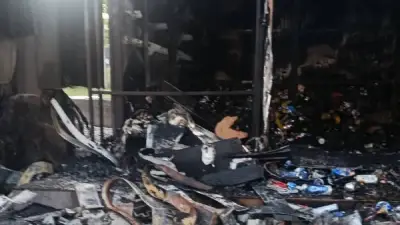 السيطرة على حريق في محل بالعبور دون إصابات