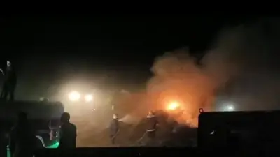 السيطرة على حريق في مصنع أخشاب غرب طهطا بسوهاج بعد 3 ساعات