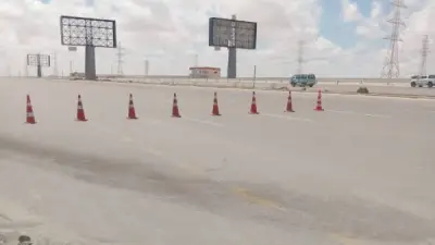 إصابة 5 أشخاص في حادث انقلاب سيارة بطريق الإسكندرية مطروح