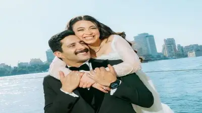 هايدي رفعت ومصطفى منصور يحتفيان بزفافهما بعد سنوات من الحب
