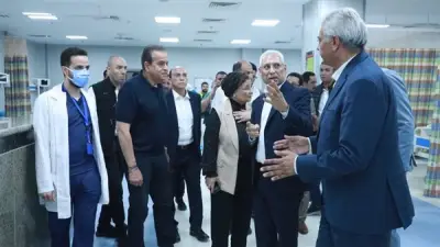 وزير الصحة يتفقد مستشفيي الكبد والجهاز الهضمي والثلاثي بالمنيا لاستعدادات التأمين الصحي