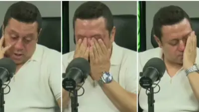 هشام حنفي يبكي على الهواء بسبب رسالة مشجع: أول مرة آخد حقي