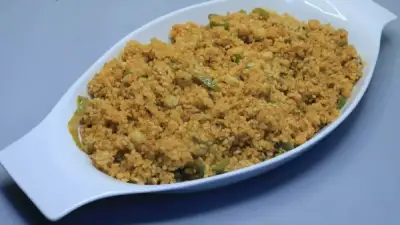 طريقة عمل الأرز بالجمبري زي المحلات في المنزل بخطوات سهلة