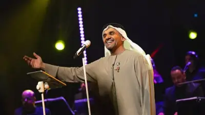 حسين الجسمي أول فنان عربي يحيي حفلاً على المسرح الملكي بالرباط