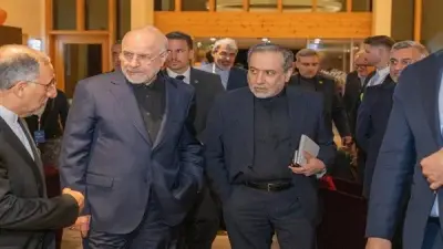 رئيس البرلمان الإيراني في زيوريخ: لن أخيب آمال الشهداء وسأعود مرفوع الرأس