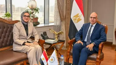 وزير الري يبحث مع محافظ الوادي الجديد جهود الحفاظ على الخزان الجوفي والتنمية المستدامة