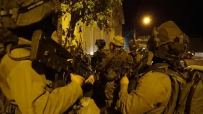 قوات الاحتلال تقتحم محيط مخيم الجلزون شمال البيرة بالضفة الغربية