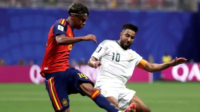 لامين يامال يسخر من سالم الدوسري في خسارة السعودية أمام إسبانيا بكأس العالم