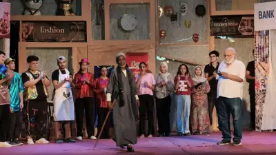 إقبال جماهيري كبير في ثاني أيام العرض المسرحي الفتاري بالفيوم