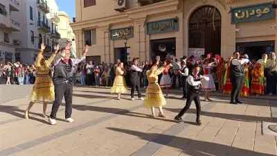 تفاعل جماهيري كبير مع ورش وفعاليات شارع الفن بالإسكندرية