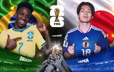 بث مباشر: مشاهدة مباراة البرازيل ضد اليابان في دور ال32 من كأس العالم
