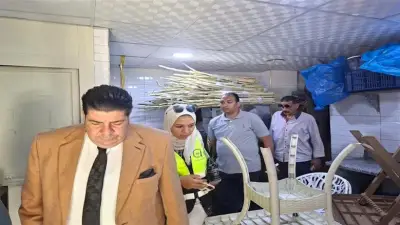 رئيس حي المعادي يقود حملة تفتيشية على محلات عصير القصب ويؤكد: صحة المواطنين خط أحمر