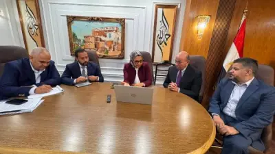 محافظ الوادي الجديد تبحث التعاون مع شركة مغربي الزراعية MAFA