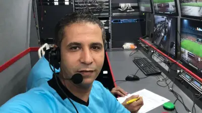 محمود عاشور يتألق كحكم فيديو في مباراة الأردن والنمسا بكأس العالم 2026