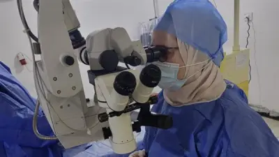مستشفى رمد المنصورة يحقق 100% إشغال ويجري 215 عملية عيون في 11 يوماً