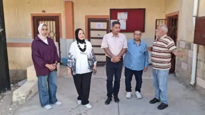 مدير تعليم مطروح يتفقد جاهزية لجان امتحانات الثانوية العامة
