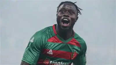 محمد بانجورا مهاجم مولودية الجزائر مرشح للانضمام إلى الأهلي في الصيف