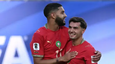ثنائي المغرب دياز وصيباري يسجلان تاريخيا في كأس العالم أمام البرازيل