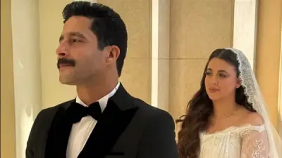 مصطفى منصور يحتفل بزواجه من هايدي رفعت في حفل فخم