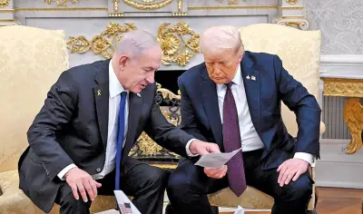 نتنياهو يبلغ ترامب أن إسرائيل لن تنسحب من جنوب لبنان