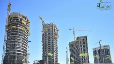 متابعة معدلات تنفيذ أبراج مارينا العلمين الجديدة ومناقشة قانون المطورين العقاريين