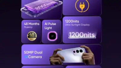ريلمي تطلق هاتف P4R 5G ببطارية 8000 مللي أمبير وشحن 45 واط
