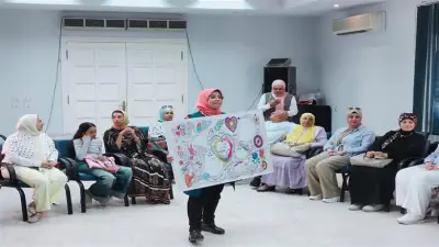 ختام ورشة العلاج بالفن في مركز محمود سعيد للمتاحف تحت شعار التوحد