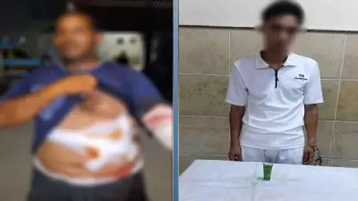 ضبط عامل تعدى على سائق تاكسي بقطعة زجاج في البحيرة
