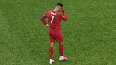 لاعب جنوب أفريقيا يقلد احتفال رونالدو الشهير في كأس العالم