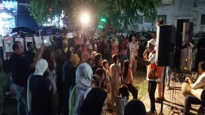 انطلاق فعاليات مبادرة «شارع الفن» على أنغام السمسمية في ميدان الممر بالإسماعيلية