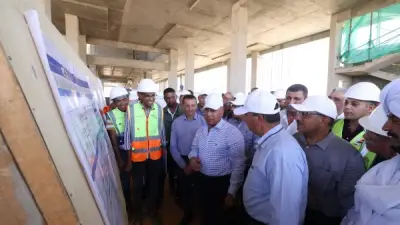 وزير النقل يتفقد محطات ومسار الخط الثاني من شبكة القطار السريع أكتوبر/أسوان/أبو سمبل