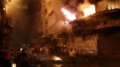 عاطل يشعل النيران في شقة والديه لرفضهما إعطائه أموالاً لشراء مخدر الآيس