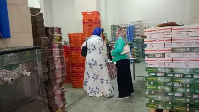 ضبط مصنع حلويات غير مرخص ومخزن سلع غذائية مخالف في شبين القناطر