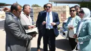 محافظ بورسعيد يتفقد الجبانات الجديدة بحي الزهور لإنشاء 112 مقبرة
