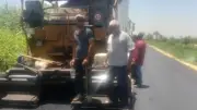 بني سويف تواصل رصف وتطوير الطرق في مركز ببا بطول 2 كيلومتر