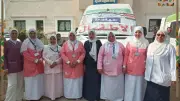 تقديم 2534 خدمة طبية بقافلة مجانية لصحة بني سويف في قرية الشوبك