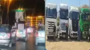 القبض على 4 سائقين نقل بحركات استعراضية على طريق القاهرة الإسكندرية الزراعي