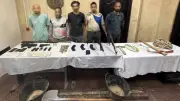 ضبط 4 أشخاص ينقبون عن الآثار بالجمالية بحوزتهم أسلحة نارية