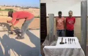 سقوط لص أعمدة الإنارة بالإسماعيلية بعد سرقة 6 أعمدة