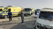 إصابة 7 أشخاص في انقلاب ميكروباص بالقليوبية
